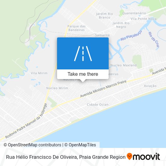 Rua Hélio Francisco De Oliveira map