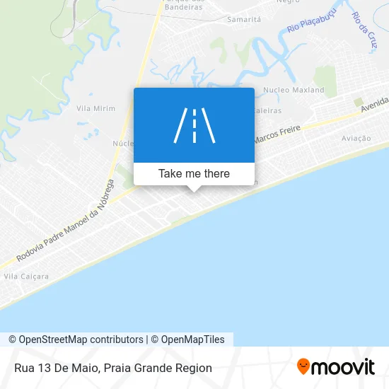 Rua 13 De Maio map