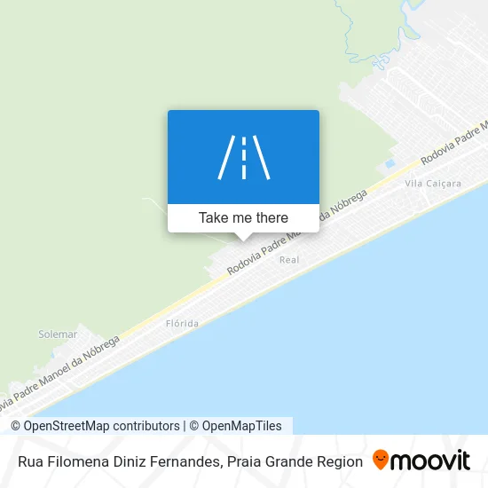 Rua Filomena Diniz Fernandes map