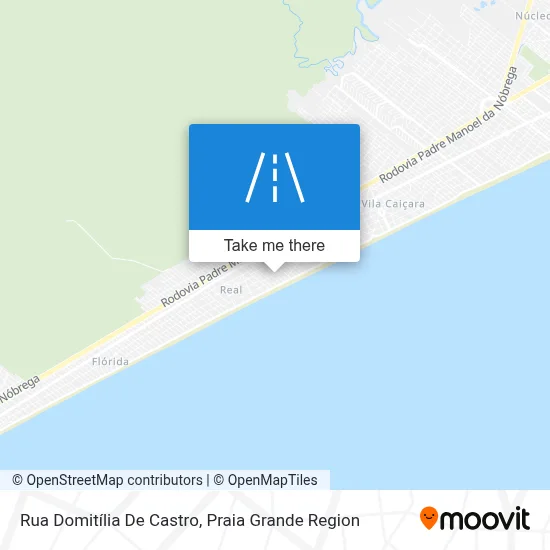 Rua Domitília De Castro map