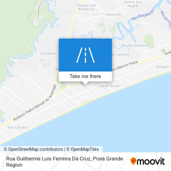 Rua Guilherme Luis Ferreira Da Cruz map