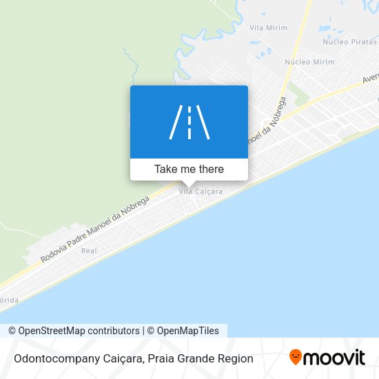 Odontocompany Caiçara map