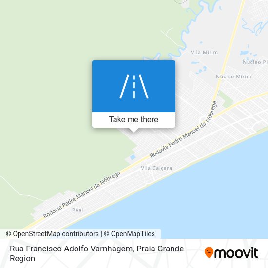 Rua Francisco Adolfo Varnhagem map
