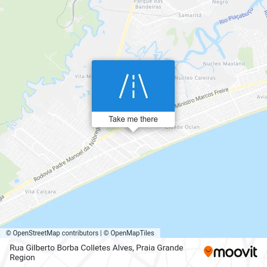 Rua Gilberto Borba Colletes Alves map