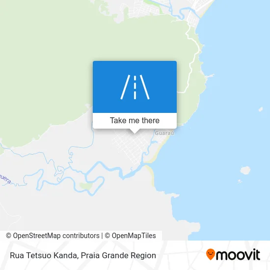 Rua Tetsuo Kanda map