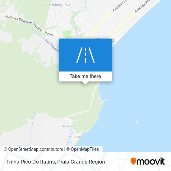 Trilha Pico Do Itatins map