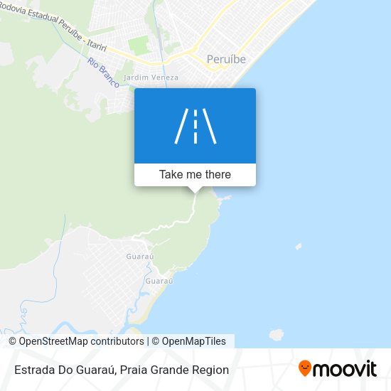 Estrada Do Guaraú map