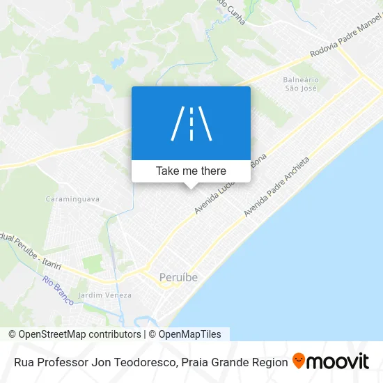 Rua Professor Jon Teodoresco map