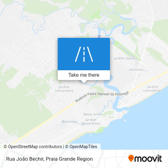 Rua João Bechir map