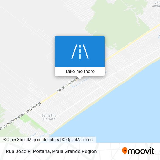 Rua José R. Poitana map