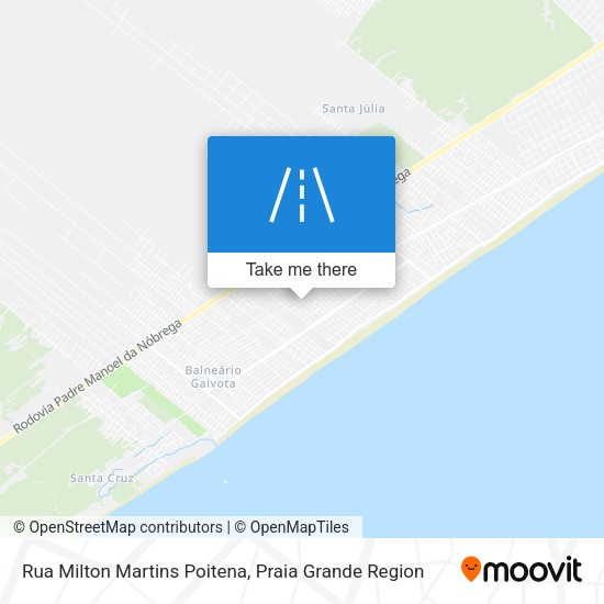 Rua Milton Martins Poitena map