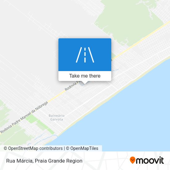 Rua Márcia map