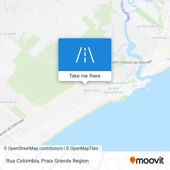 Rua Colombia map