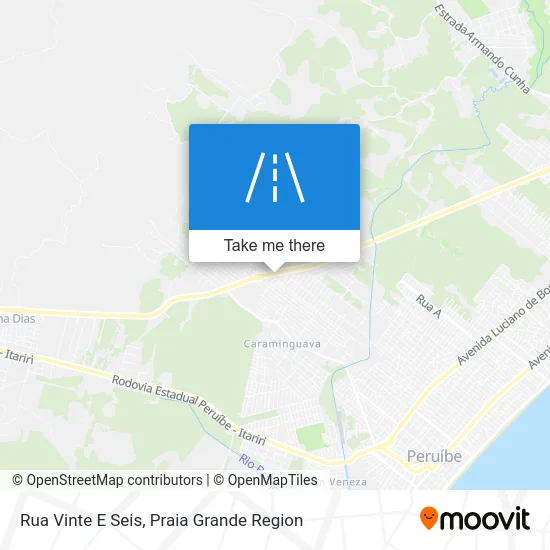 Rua Vinte E Seis map