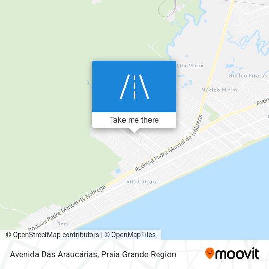 Avenida Das Araucárias map