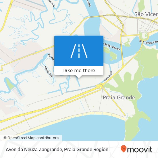 Mapa Avenida Neuza Zangrande