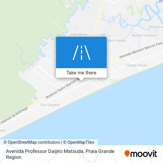 Avenida Professor Daijiro Matsuda map