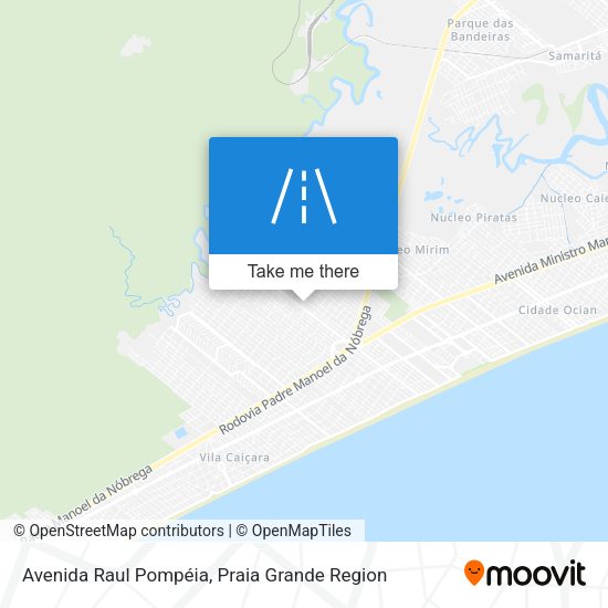Avenida Raul Pompéia map