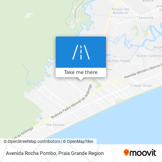 Mapa Avenida Rocha Pombo