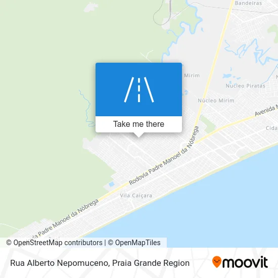 Rua Alberto Nepomuceno map