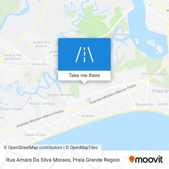 Rua Amara Da Silva Moraes map
