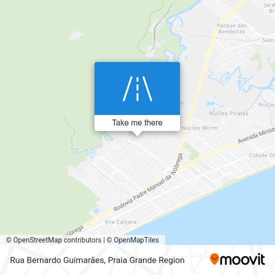 Rua Bernardo Guimarães map