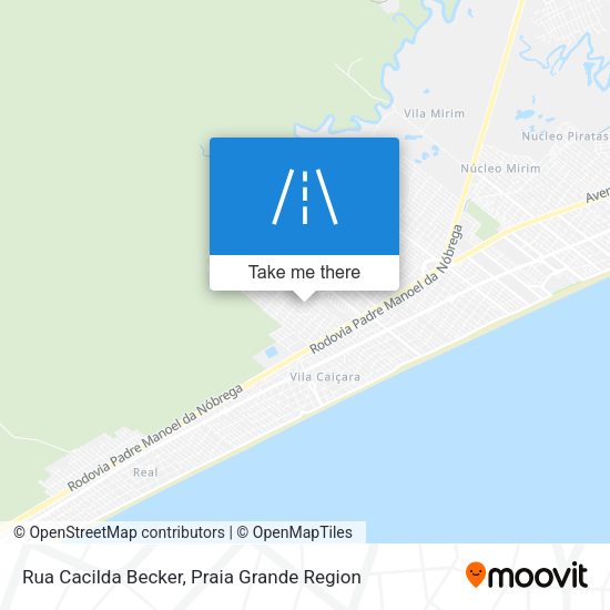 Rua Cacilda Becker map