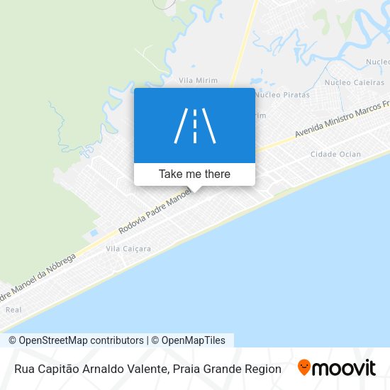 Rua Capitão Arnaldo Valente map