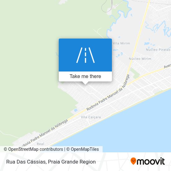 Rua Das Cássias map
