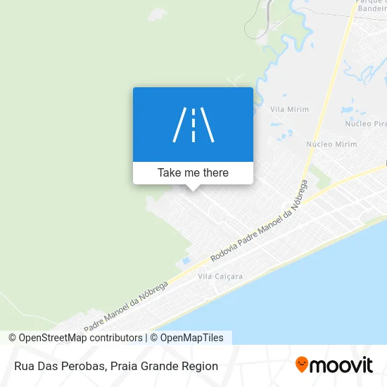Rua Das Perobas map