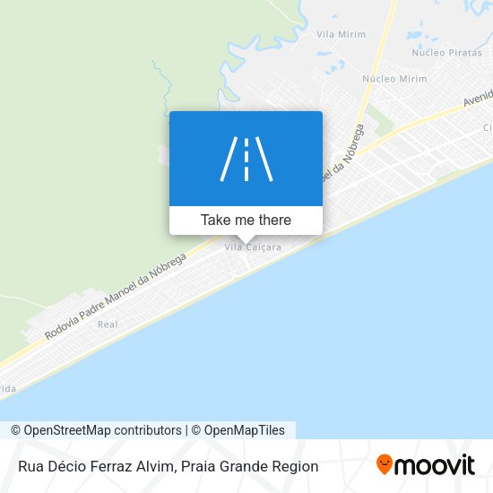 Rua Décio Ferraz Alvim map