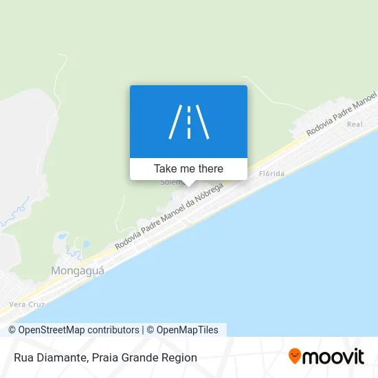 Rua Diamante map