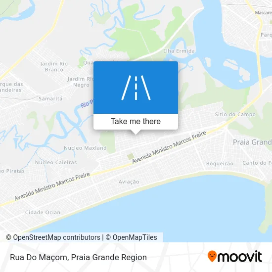 Rua Do Maçom map