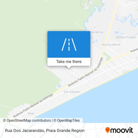 Rua Dos Jacarandás map