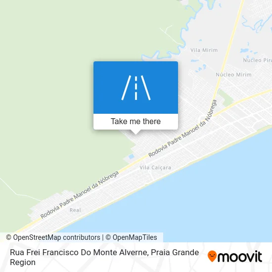 Rua Frei Francisco Do Monte Alverne map