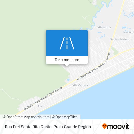 Rua Frei Santa Rita Durão map