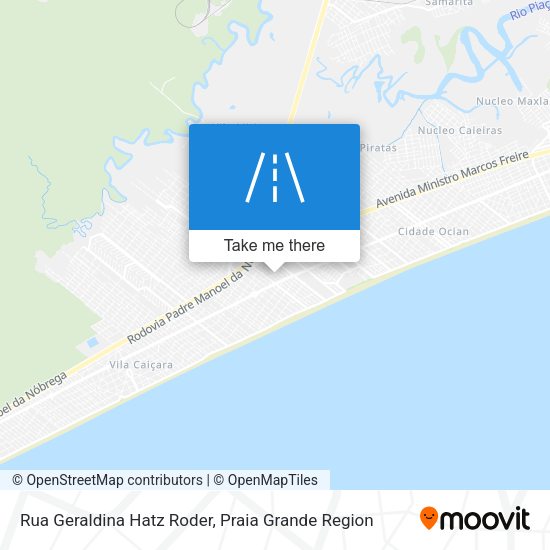 Rua Geraldina Hatz Roder map