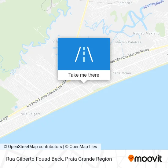 Rua Gilberto Fouad Beck map