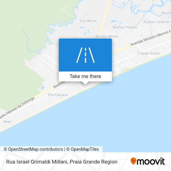 Rua Israel Grimaldi Millani map