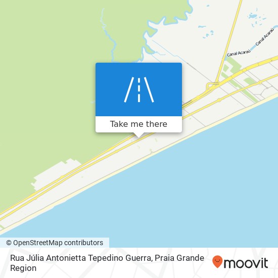 Rua Júlia Antonietta Tepedino Guerra map