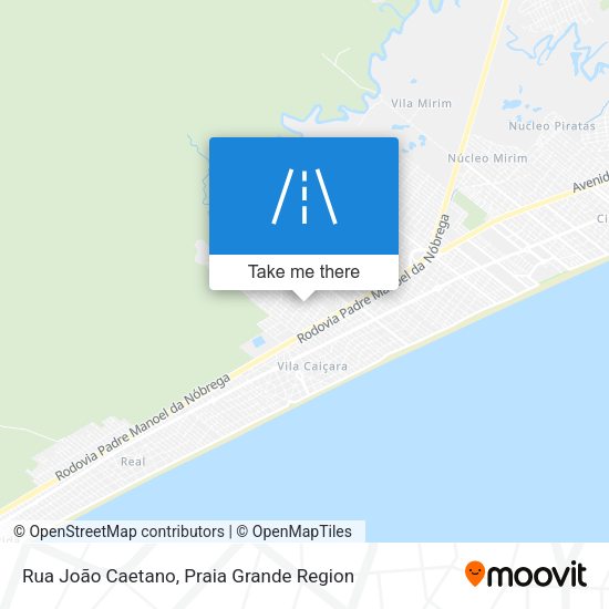 Rua João Caetano map