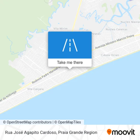 Rua José Agapito Cardoso map