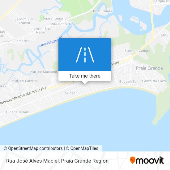 Rua José Alves Maciel map