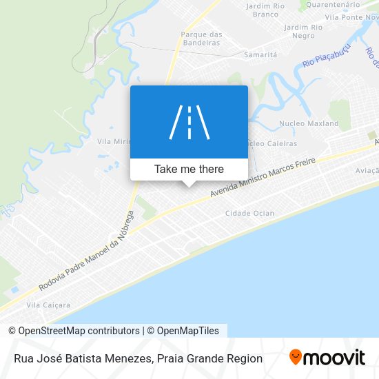 Rua José Batista Menezes map