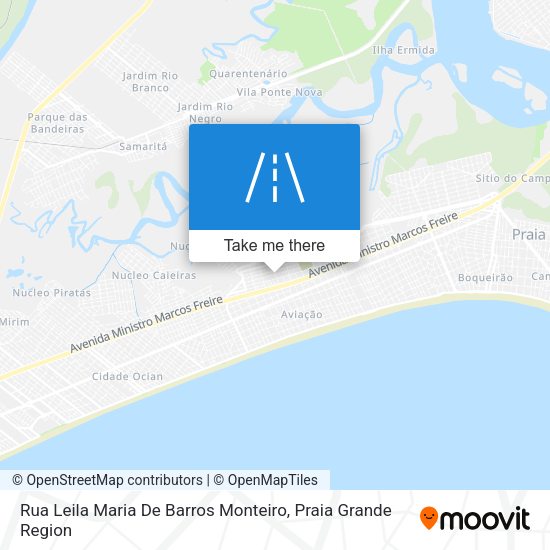 Rua Leila Maria De Barros Monteiro map