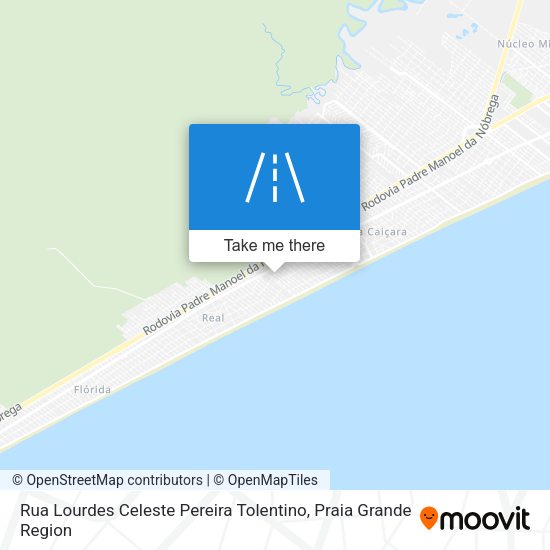 Rua Lourdes Celeste Pereira Tolentino map