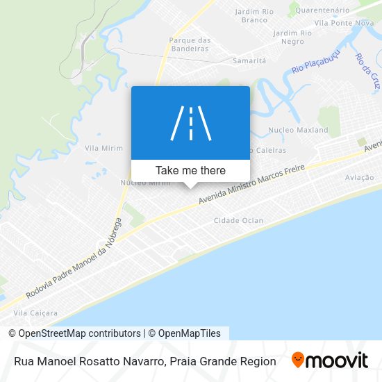 Rua Manoel Rosatto Navarro map