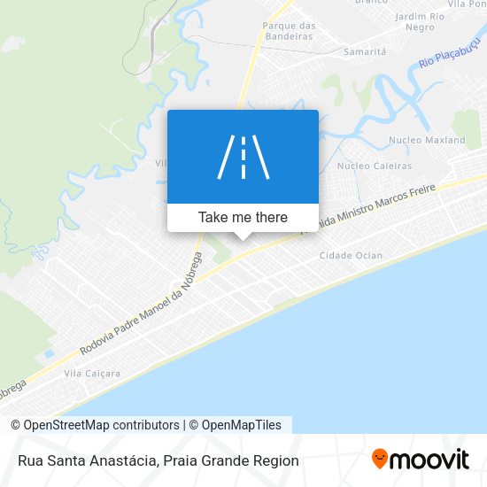 Rua Santa Anastácia map