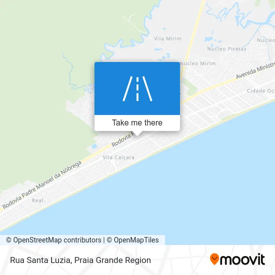 Rua Santa Luzia map