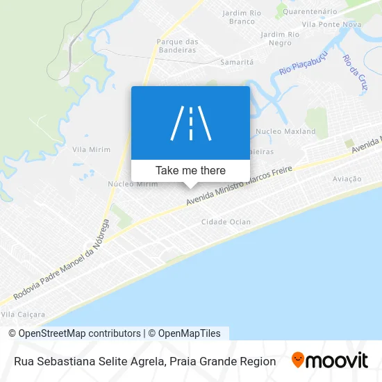 Rua Sebastiana Selite Agrela map